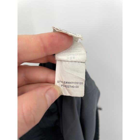 Prana Pants Womens Small Capri Midtown Cropped Jogger Gray Ruched Mid Rise - Picture 5 of 8